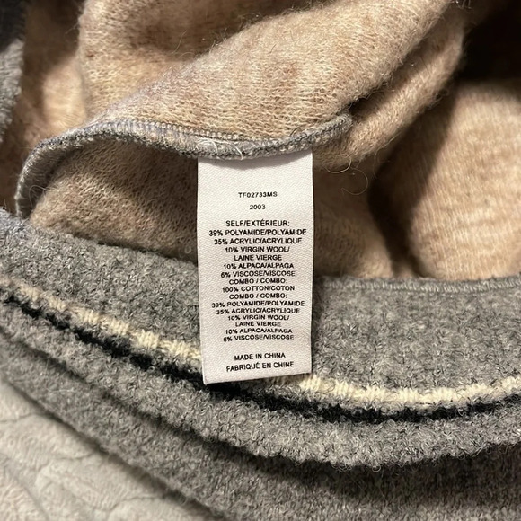 Derek Lam Mixed-Media Puff-Sleeve Sweater - Picture 7 of 7